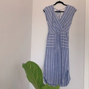 Universal Thread Striped Tie Back Dress